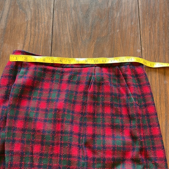 Pendleton Classics Size 14 Tartan Red Plaid Jacket Blazer with skirt - Picture 6 of 9